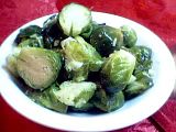 Brussel Sprouts with Olive Oil and Garlic