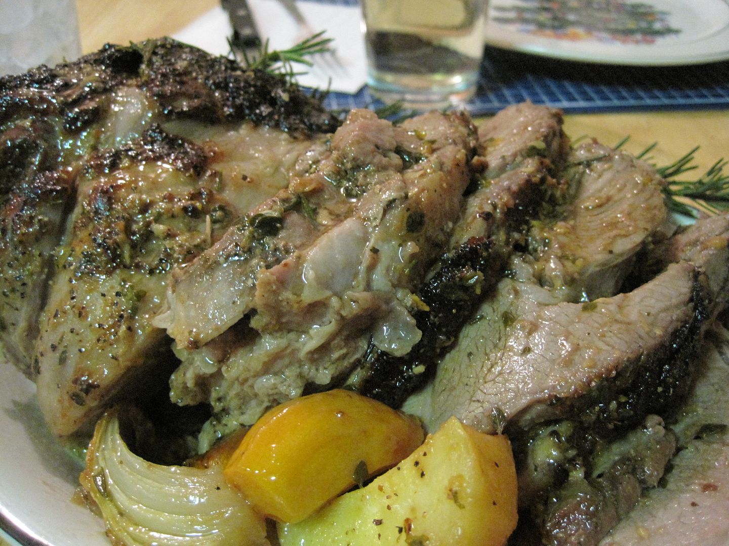 roasted lamb