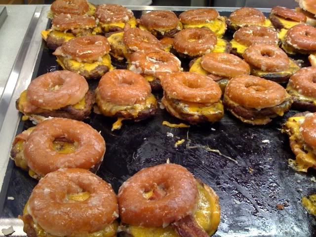 Krispy Kreme Bacon Cheeseburgers