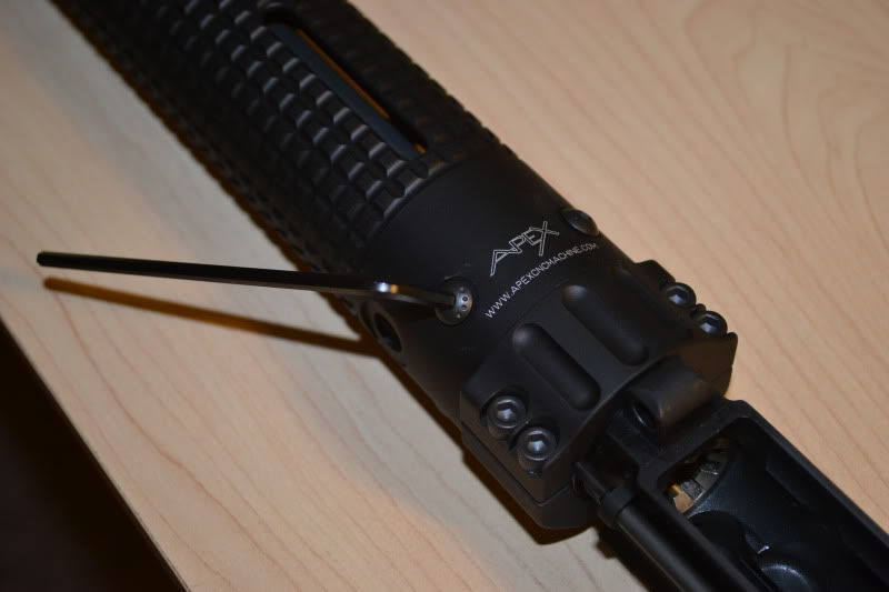 My build in progress *pics of apex handguard assembly*