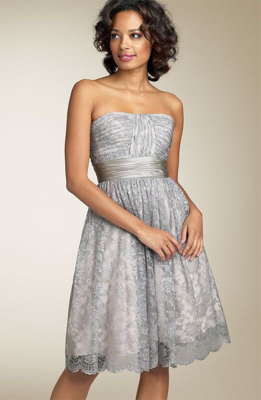 Bridesmaid dress for alternative style
