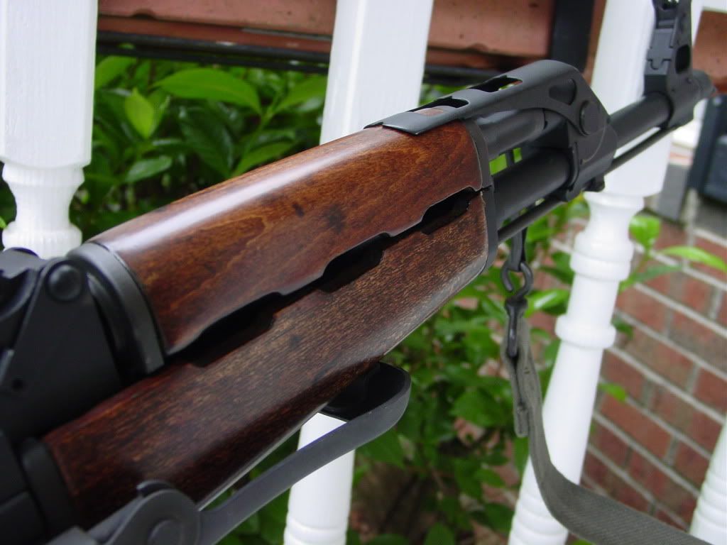 Just replaced the plastic handguards on my underfolder with AK Rifles