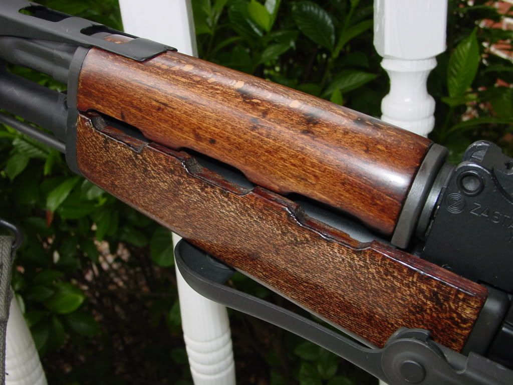 Just replaced the plastic handguards on my underfolder with AK Rifles