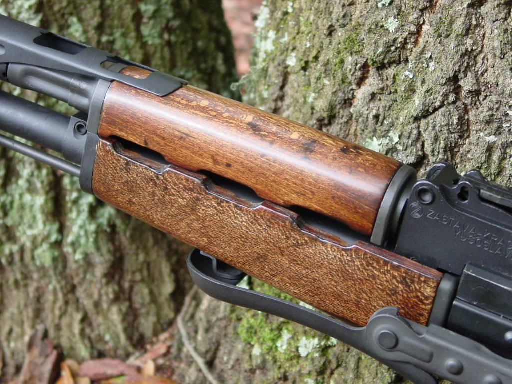 Just replaced the plastic handguards on my underfolder with AK Rifles