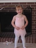 Lily's first day of dance