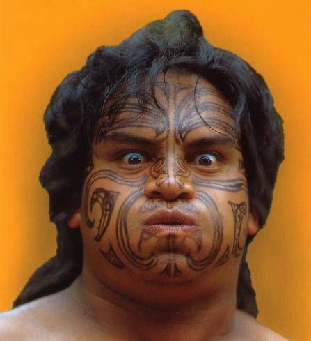 maori face tattoo. i got some new tattoos!