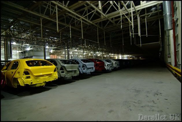 abandoned car factory