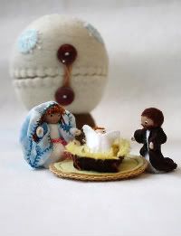 Nativity Snow Globe from The Wool Food Market