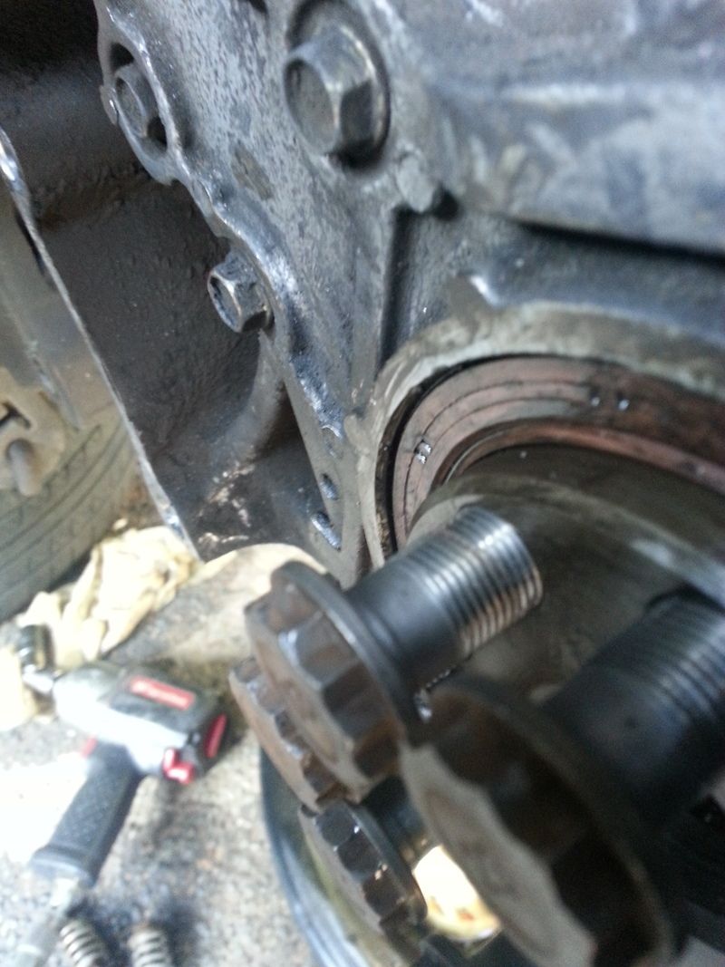 Is this rear main seal too far in? Drive Accord Honda Forums