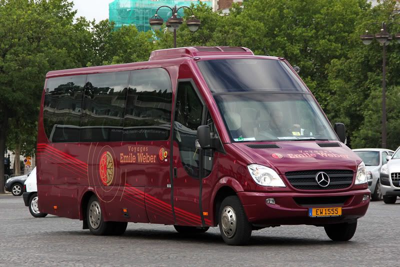 A Luxembourg registered Mercedes Benz Sprinter adorned in the attractive
