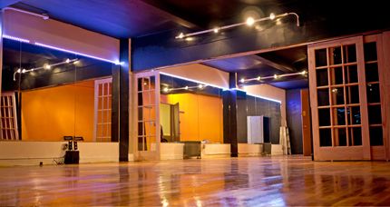 Inside the space of our weekly Zumba classes