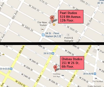 Directions to our salsa studios