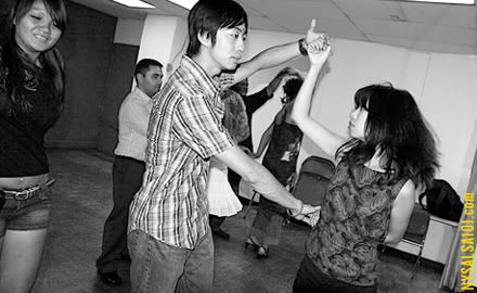 Todd With Christina Giving A Demonstration