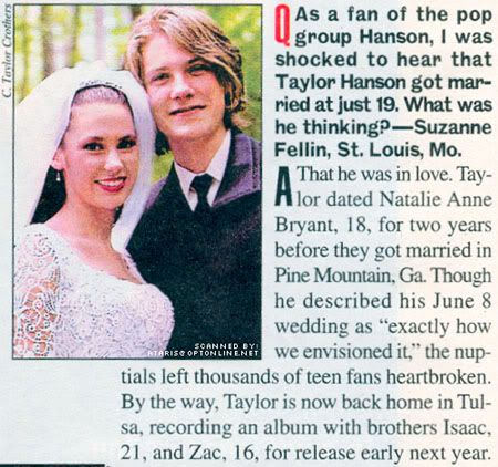 taylor hanson wedding nude scenes