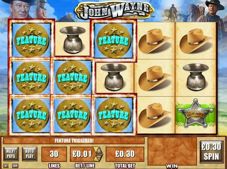 John Wayne Video Slot Machine