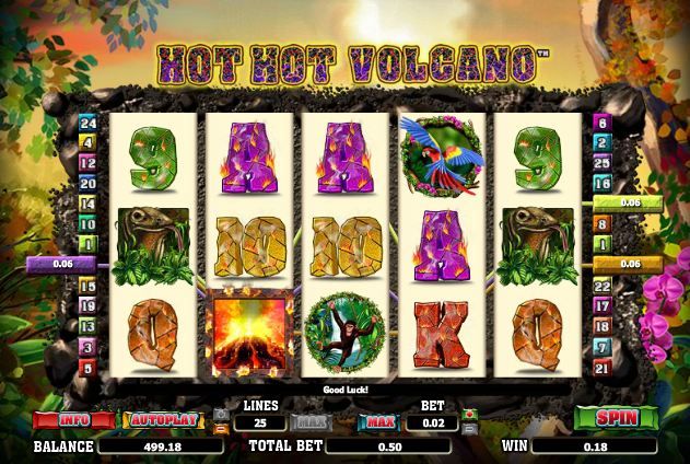 Hot Hot Volcano Video Slot
