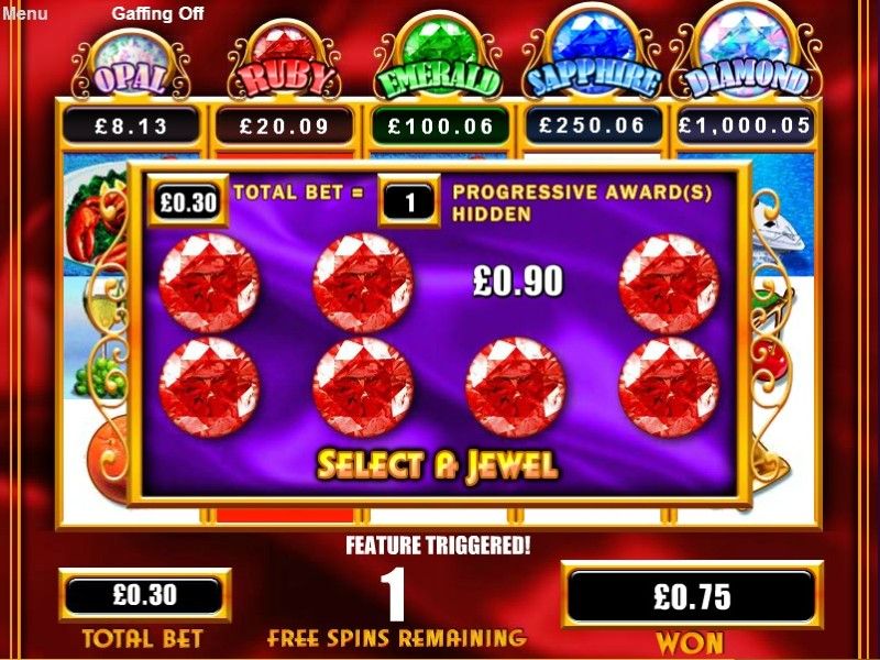 Life of Luxury Progressive Video Slot Machine