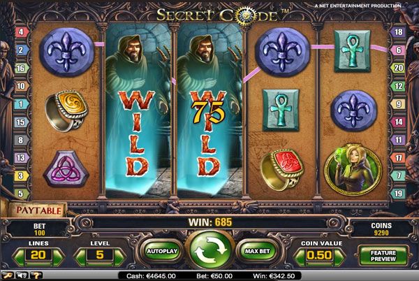 Secret Code Video Slot