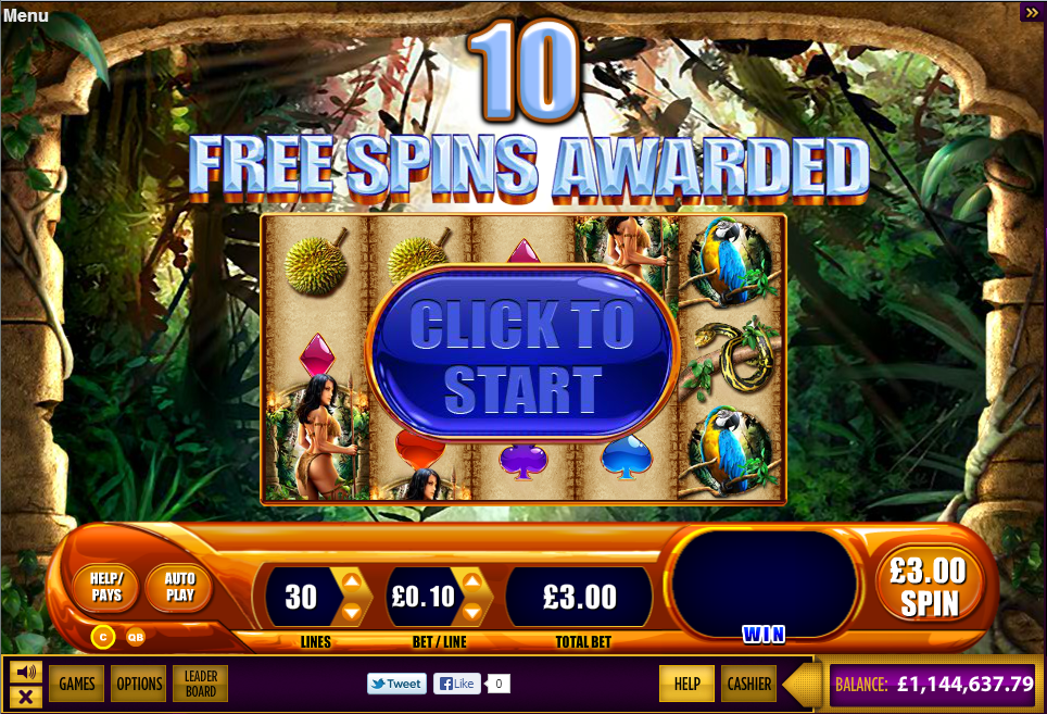 Amazon Queen Video Slot Machine