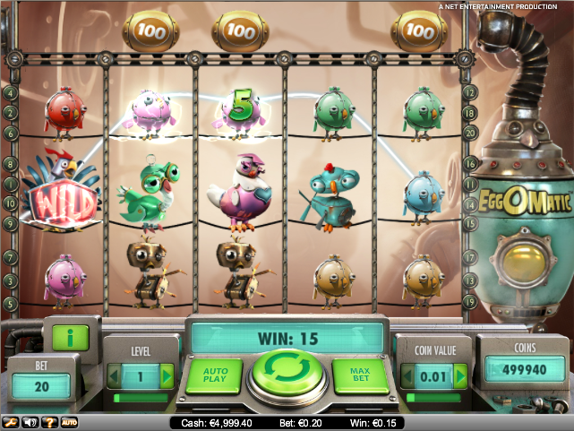 EggOmatic Video Slot Machine Review 