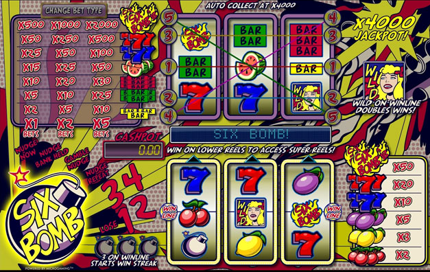 Six Bomb Pub Fruit Slot