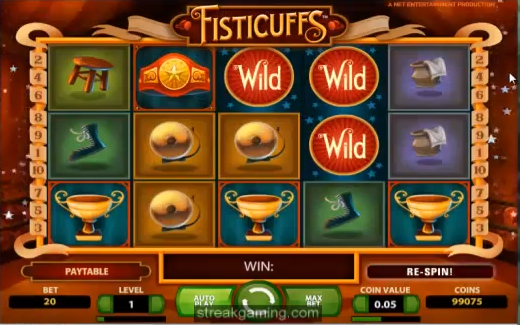 Fisticuffs™ is the latest released video slot powered by Net Entertainment. 