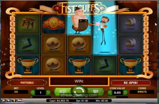 Fisticuffs Video Slot Machine Review 