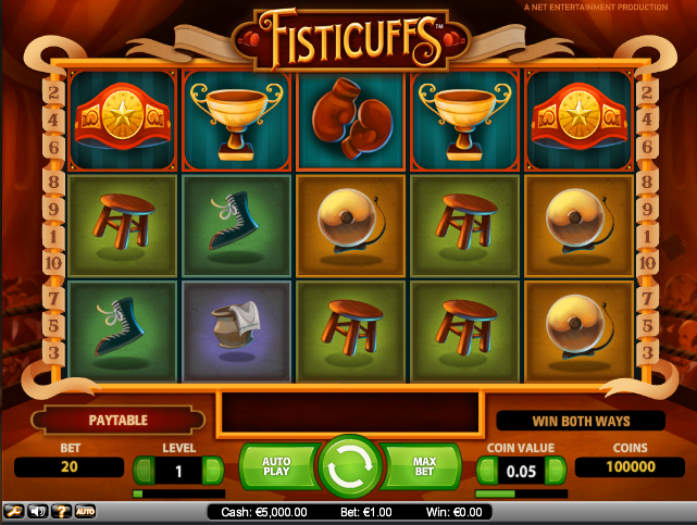 Fisticuffs Video Slot