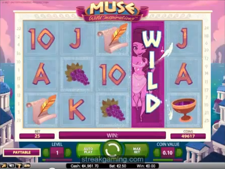 Muse: Wild Inspiration Video Slot Machine Review 