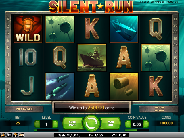 Silent Run™ offers players all the excitement that comes with being in a submarine deep under the ocean