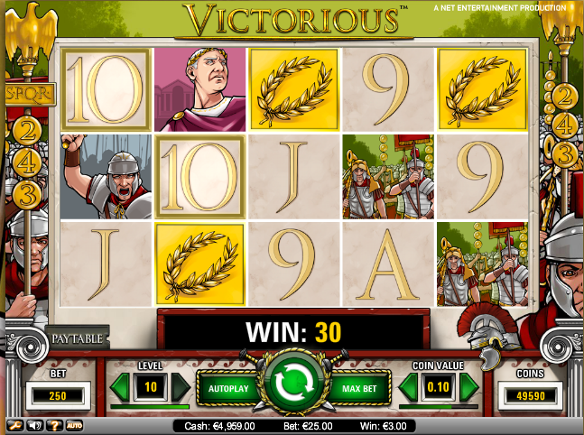 Victorious Video Slot