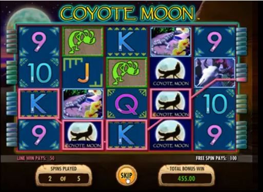 Coyote Moon Video Slot