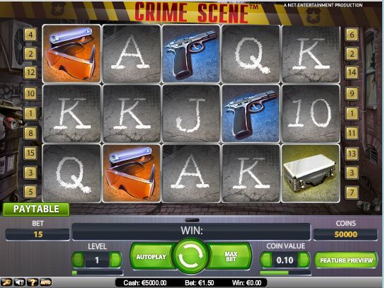 Crime Scene Video Slot Machine Review