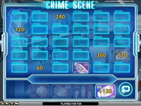 Crime Scene Video Slot Machine