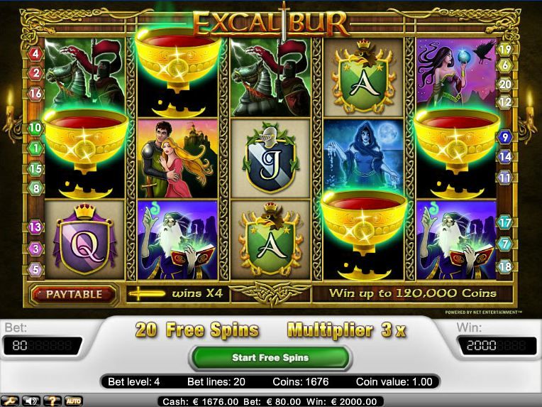 Excalibur Video Slot