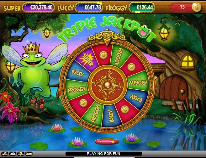 Super Lucky Frog Video Slot Machine