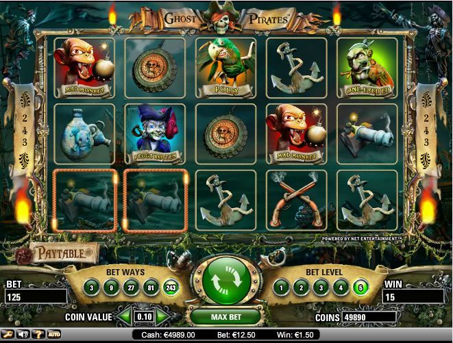 Ghost Pirates Video Slot Machine Review