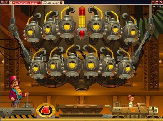 Play Gold Factory Video Slot at Red Flush Casino