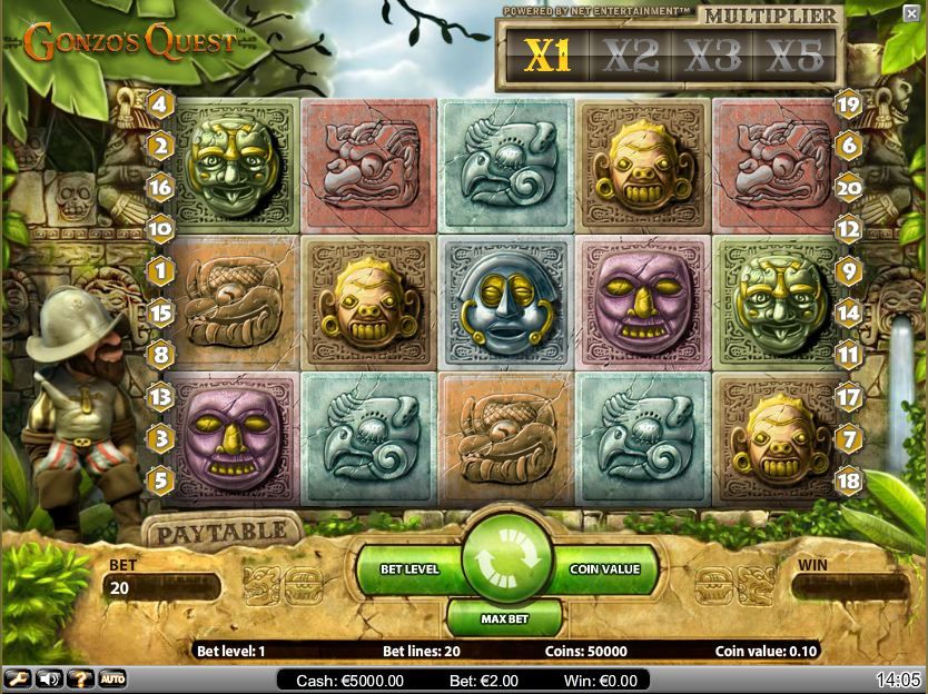 Gonzo's Quest Video Slot Machine Review 