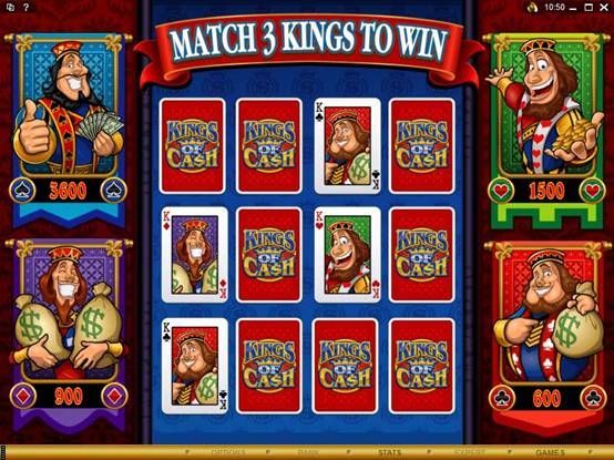 Play Kings of Cash at Villento Casino!