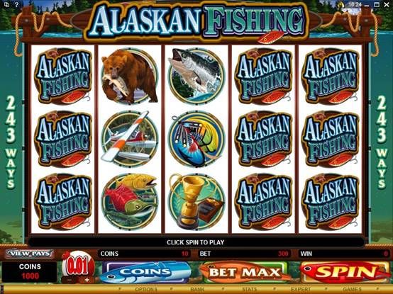 ALASKAN FISHING, the latest 5 reel video slot now available at Rich Reels Casino