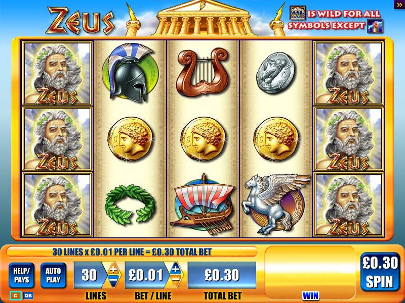 Zeus™ Video Slot Machine