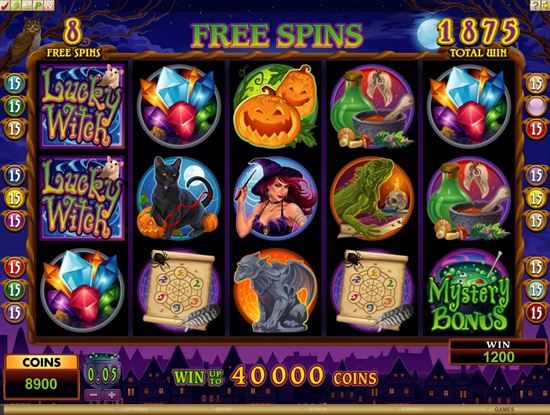 lucky witch Video Slot