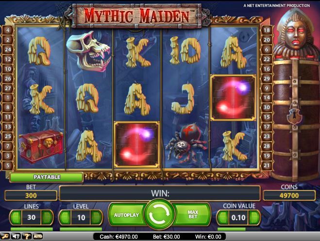 Mythic Maiden Video Slot Machine Review