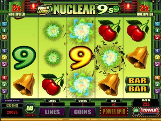 Power Spins Nuclear 9's Video Slot
