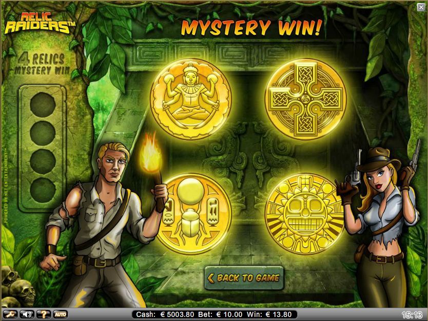 Relic Raiders Video Slot 