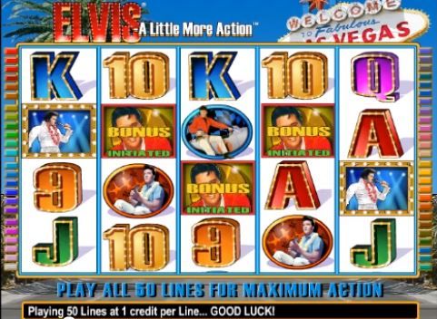 Elvis: A little More Action Video Slot