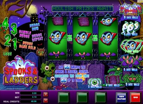 Spooks and Ladders Pub Fruit Slot