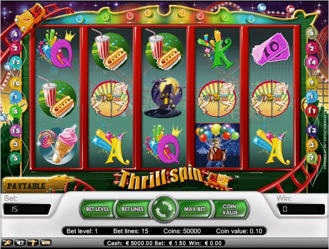 Thrill Spin Video Slot Machine Review
