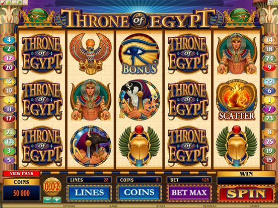 Throne of Egypt Video Slot